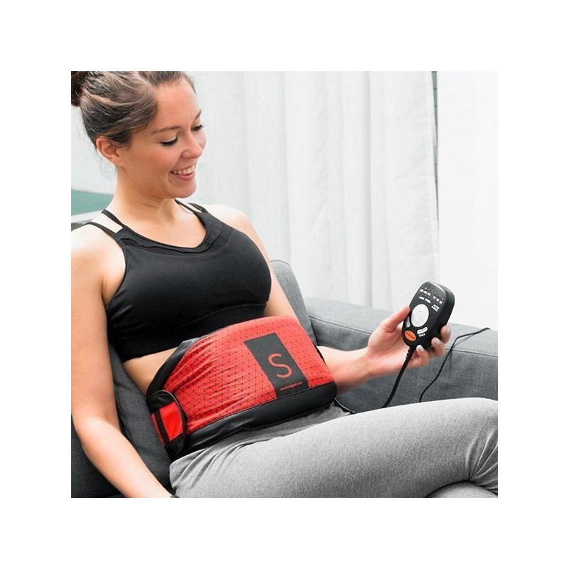 Ceinture Abdominale Vibrante De Musculation et Fitness Effet Sauna Dual Shaper Gym Form