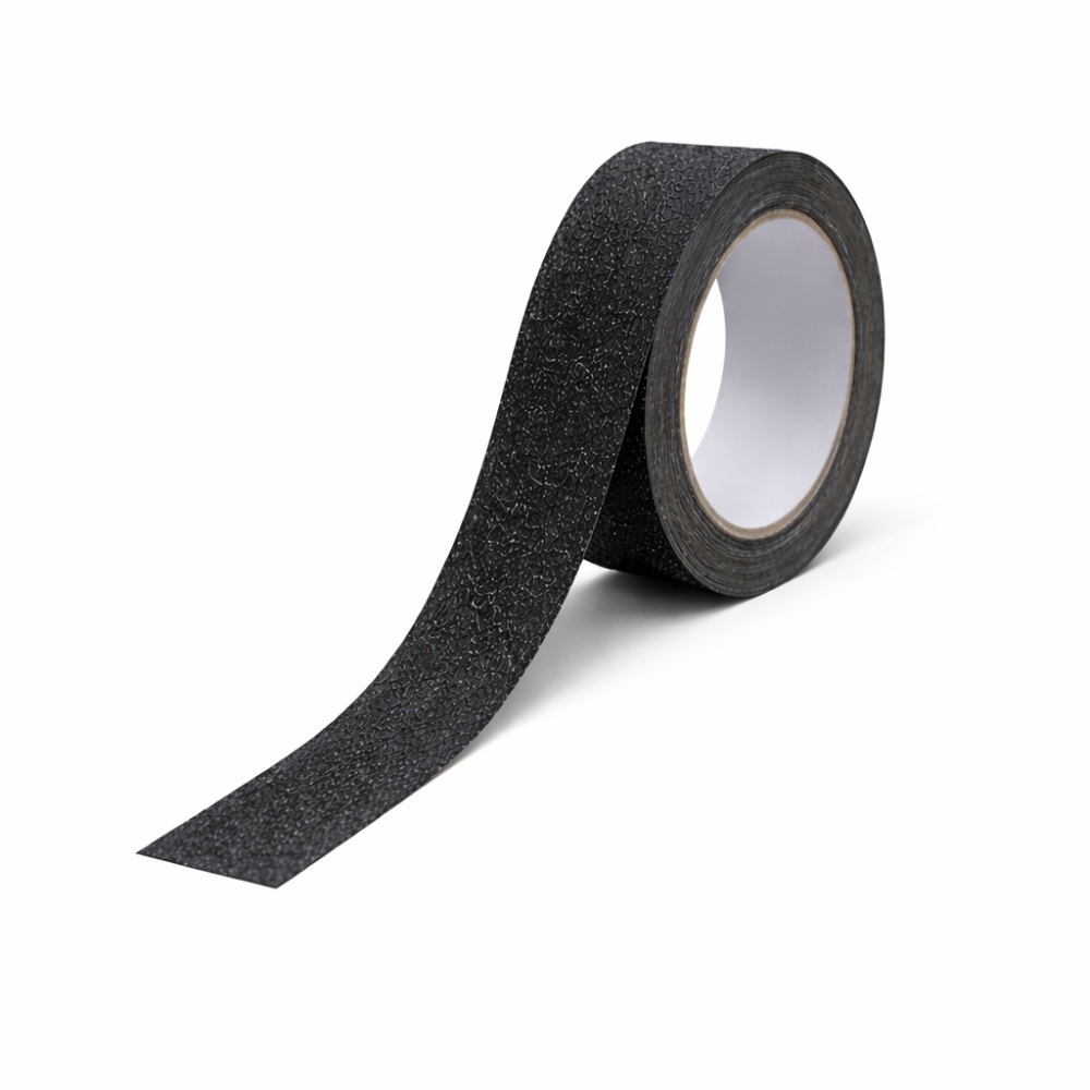 Ruban Adhésif Antidérapant GEKO 25 mm x 18 m Noir – Bande Sécurité Haute Adhérence pour Escaliers et Sols