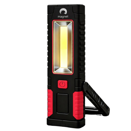 Lampe LED Orientable et Magnétique 20 cm avec Crochet et Socle – Éclairage Portable pour Atelier, Couleur Aléatoire