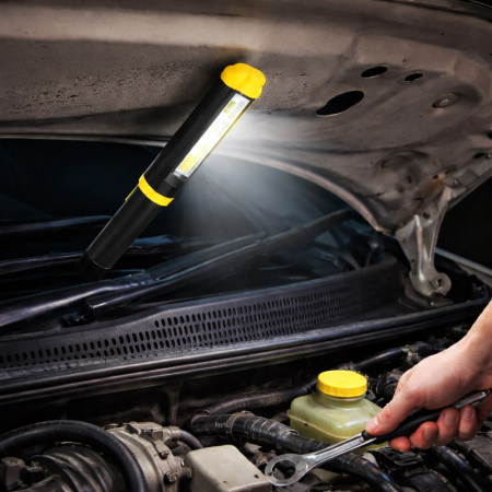Lampe Crayon LED Magnétique avec Clip – Lampe Stylo Compacte pour Inspection, Atelier et Bricolage, Couleur Aléatoire