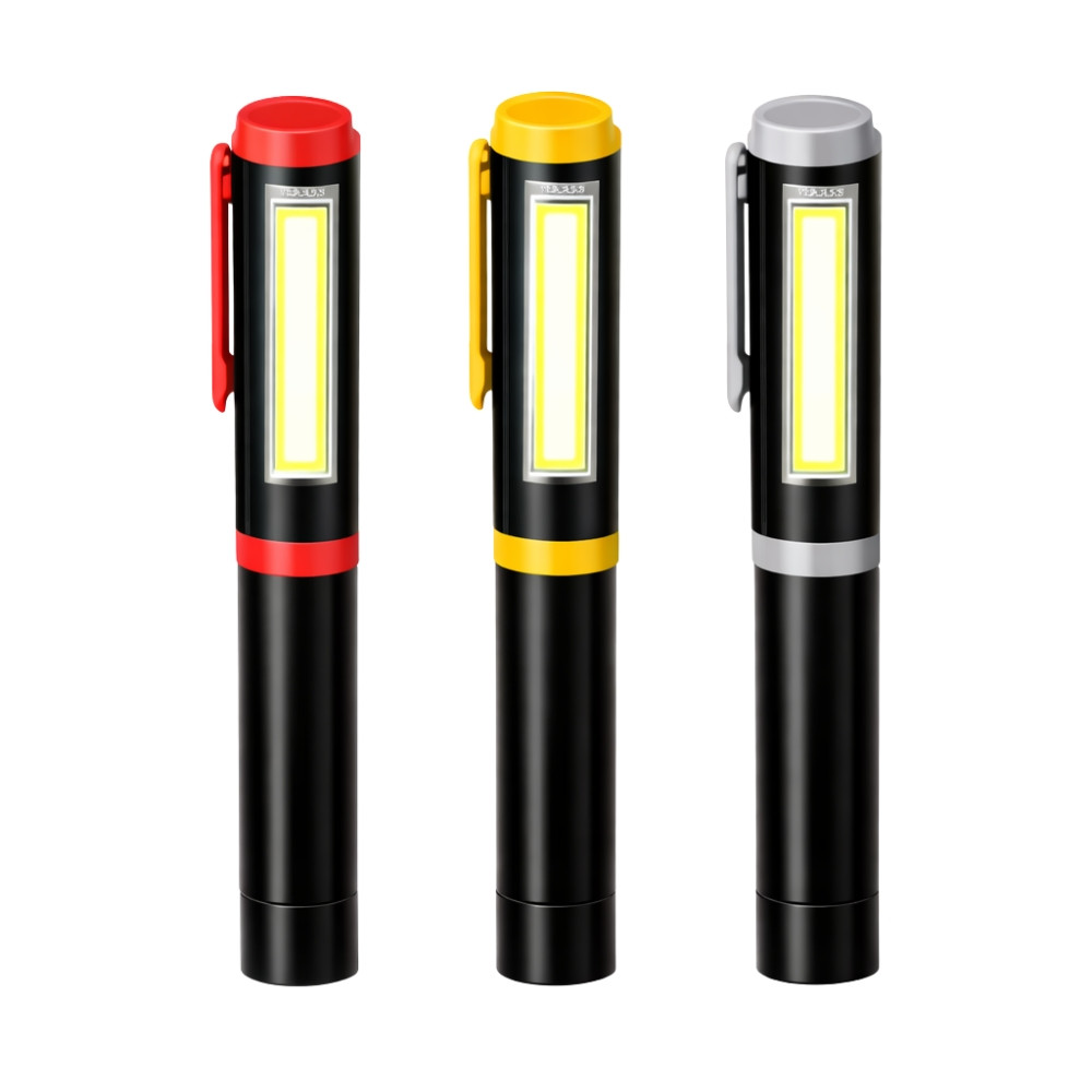 Lampe Crayon LED Magnétique avec Clip – Lampe Stylo Compacte pour Inspection, Atelier et Bricolage, Couleur Aléatoire
