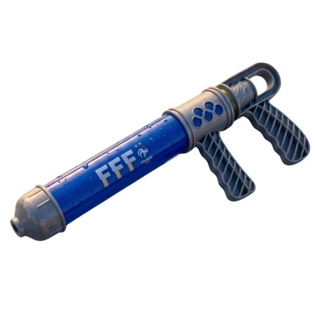 Pistolet Pompe à Eau 40 cm – Produit Officiel Équipe de France FFF, Lanceur d’Eau pour Jeux de Piscine et Plage