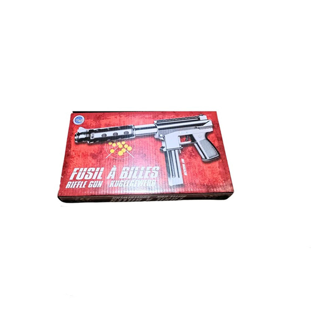 Réplique Airsoft Fusil à billes 27 cm avec munitions incluses – Puissance 0.09 joules, tir coup par coup, 18 billes fournies
