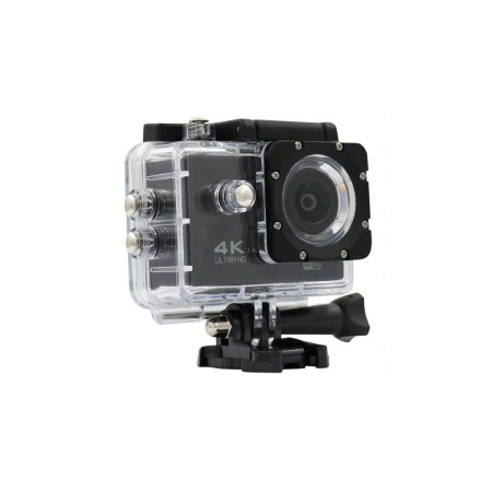 Caméra Sport 4K 30FPS WiFi Grand Angle 170° avec Stabilisation – Caméra 16MP Étanche 30 m Accessoires Sport et Aventure