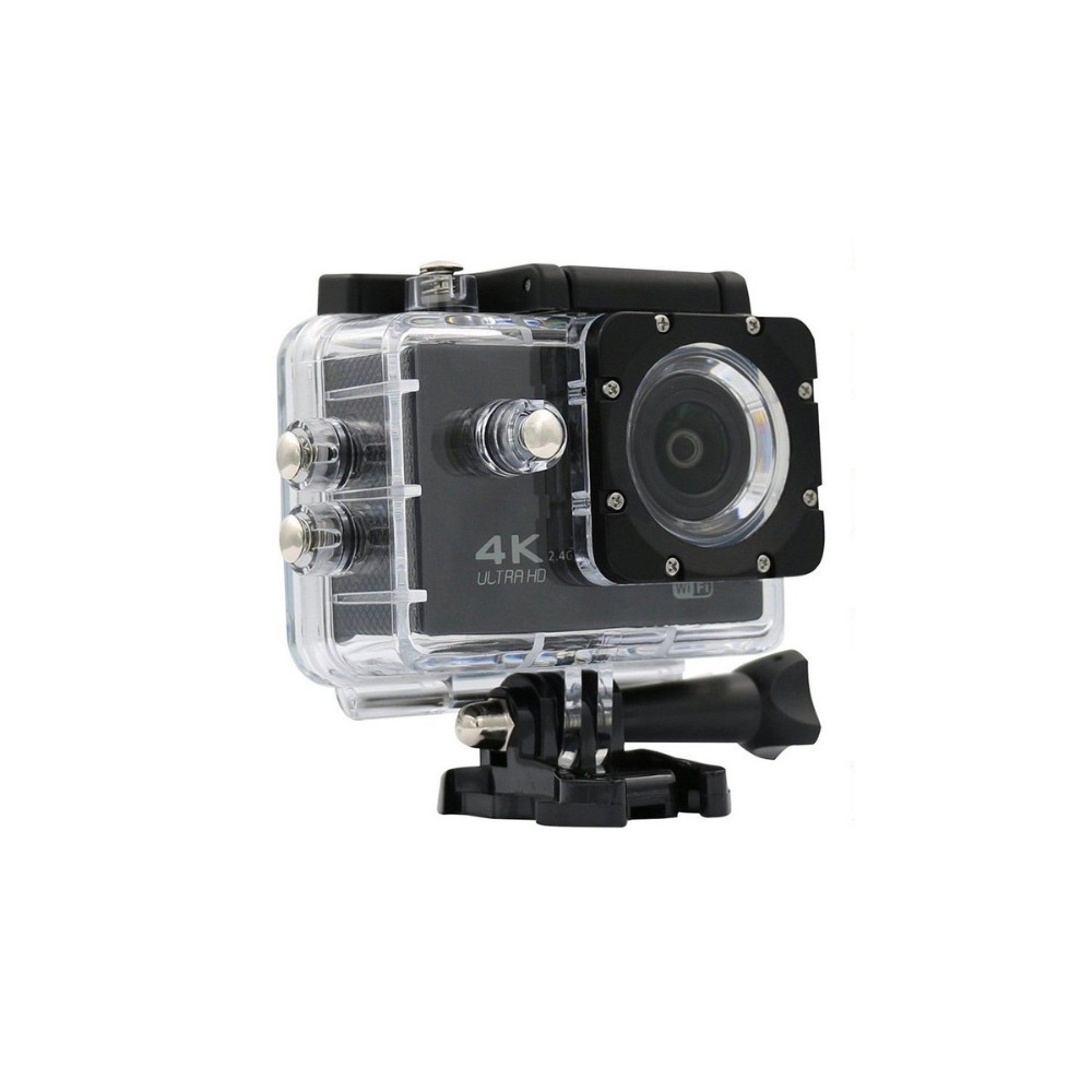 Caméra Sport 4K 30FPS WiFi Grand Angle 170° avec Stabilisation – Caméra 16MP Étanche 30 m Accessoires Sport et Aventure