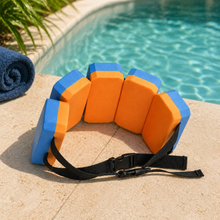 CEINTFLOT - Ceinture de Natation Enfant Réglable 5 Flotteurs – Aide à la Flottaison, Apprentissage Nage et Initiation Aquatique