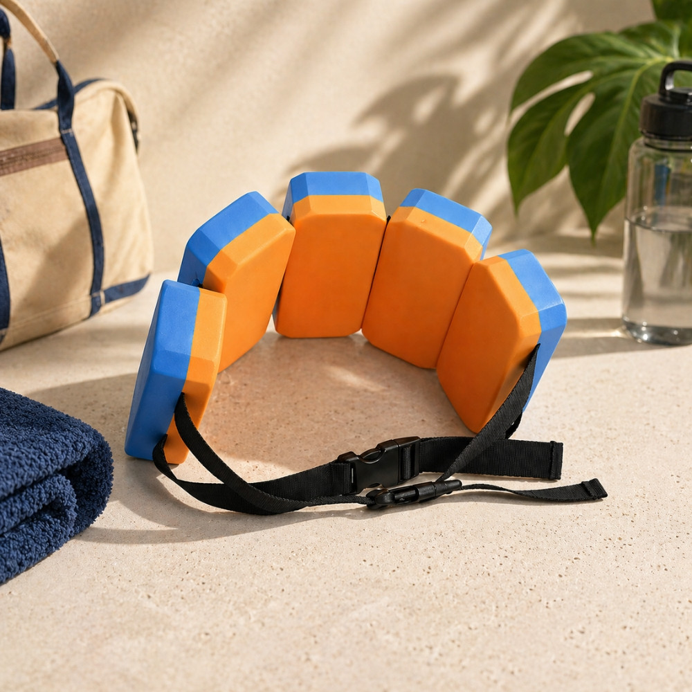 CEINTFLOT - Ceinture de Natation Enfant Réglable 5 Flotteurs – Aide à la Flottaison, Apprentissage Nage et Initiation Aquatique