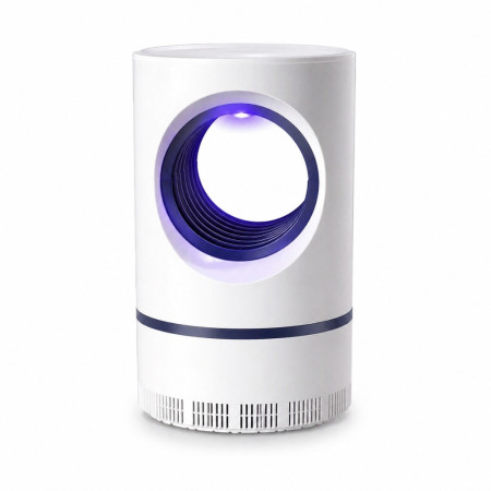 Lampe LED Anti Moustiques 17 cm USB Désinsectiseur Électrique à Aspiration Vortex – Piège à Insectes pour Intérieur & Extérieur