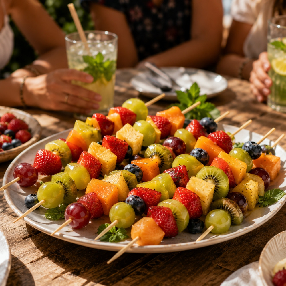 Set de 200 Piques à Brochettes en Bambou 20 cm pour Barbecue et Apéritif – Bâtonnets de Cuisson pour Grill, Viande etc..