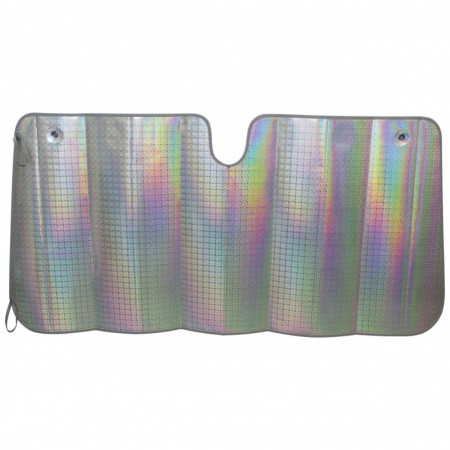 Pare Soleil Frontal Voiture 145 x 60 cm Pliable avec Ventouses – Protection UV et Chaleur pour Pare Brise