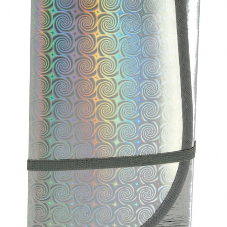 Pare Soleil Frontal Voiture 145 x 60 cm Pliable avec Ventouses – Protection UV et Chaleur pour Pare Brise
