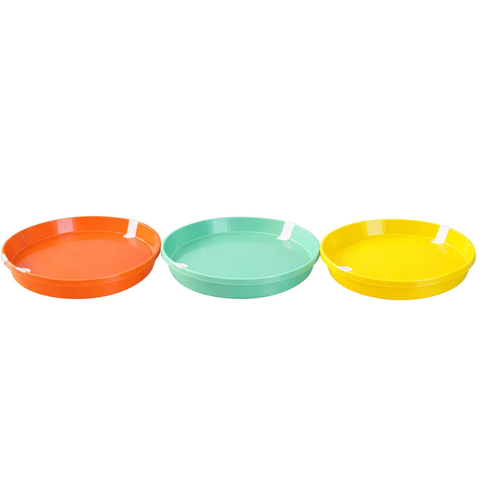 CREPBOX - Boîte de Conservation Ronde 31 cm pour Crêpes, Tortillas et Pizza avec Couvercle - Couleur Aléatoire