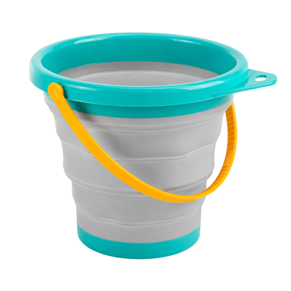 SEAUFLEX - Seau Pliable Coloré Multi Usages 17 cm Compact et Pratique – Seau Souple pour Camping, Jardin, Plage et Rangement