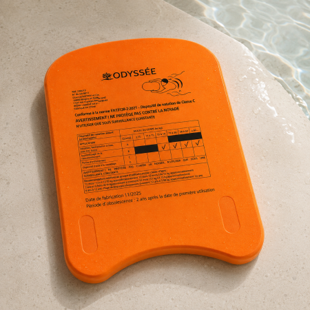 Planche de Natation Enfant 45cm pour Apprentissage de la Nage – Aide à la Flottaison pour Piscine et Initiation Aquatique					