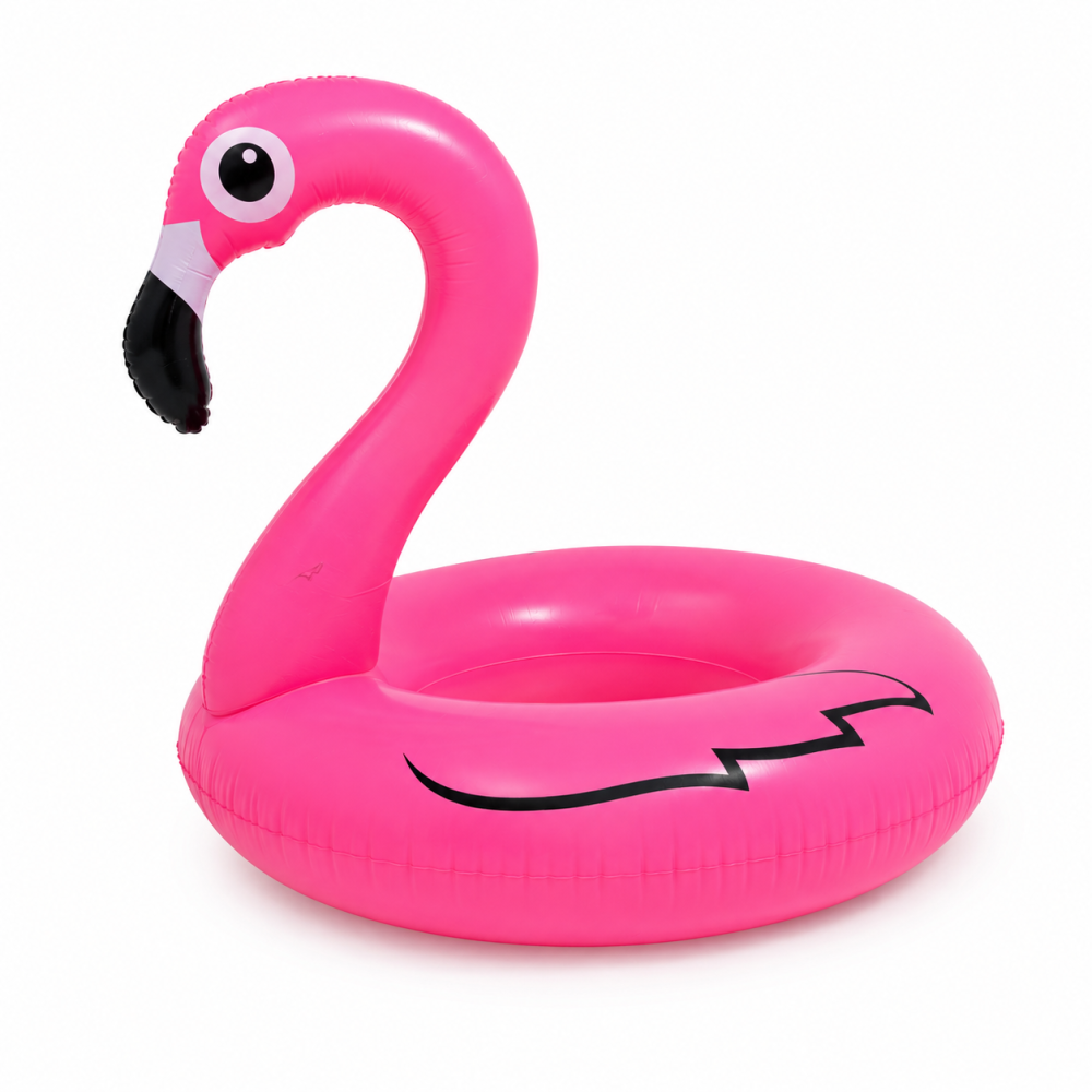 Bouée Flamant Rose Géante 120 cm – L'Accessoire Tendance de Votre Été !