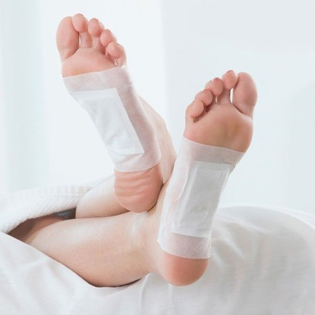 Lot de 10 Patchs Détox Plantaire Pour Éliminer Les Toxines Par Les Pieds
