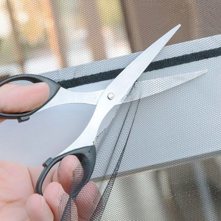 Moustiquaire Pour Fenêtre Avec Fixation Velcro 120 x 100 cm Filet Noir Anti-moustique Insecte
