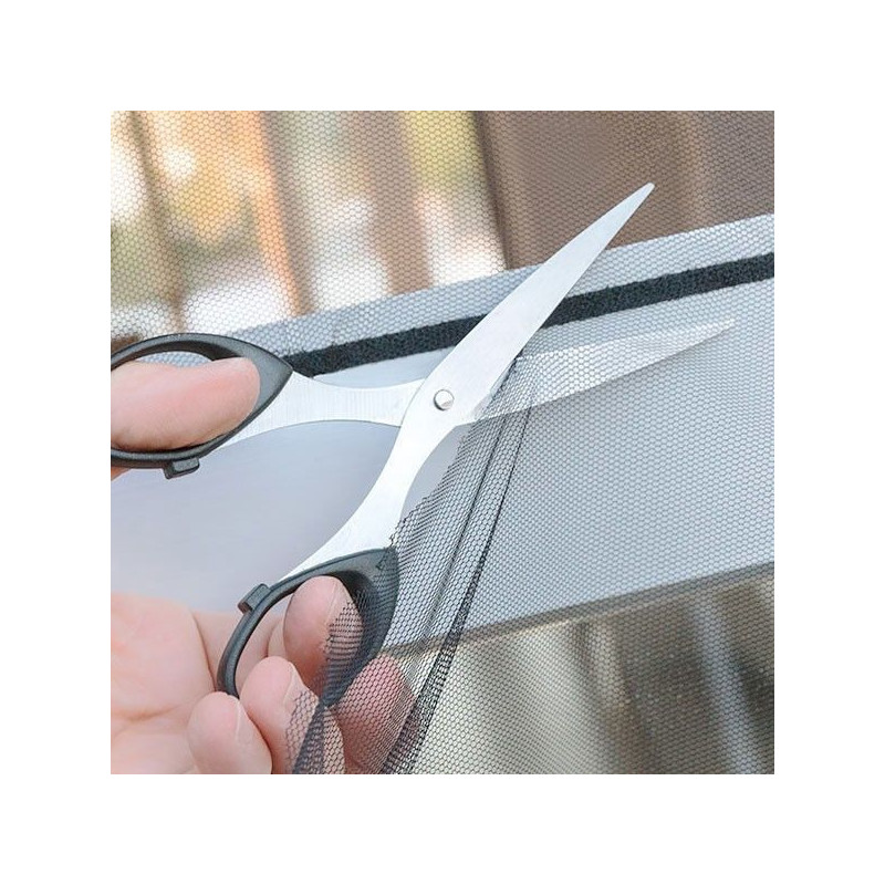 Moustiquaire Pour Fenêtre Avec Fixation Velcro 120 x 100 cm Filet Noir Anti-moustique Insecte