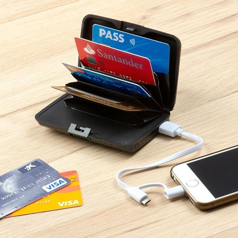 Porte-Cartes de Sécurité et Power Bank