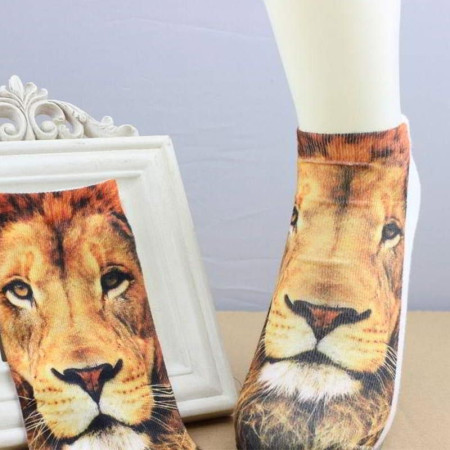 Pack de 7 Chaussettes Socquettes 3D Imprimés Taille Unique - 35 à 42