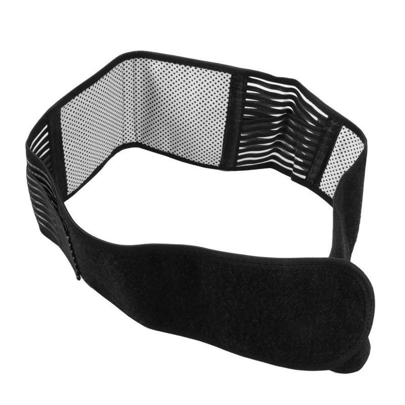 Ceinture Lombaire Réglable Auto-Chauffante Biomagnétique avec Pierre Tourmaline
