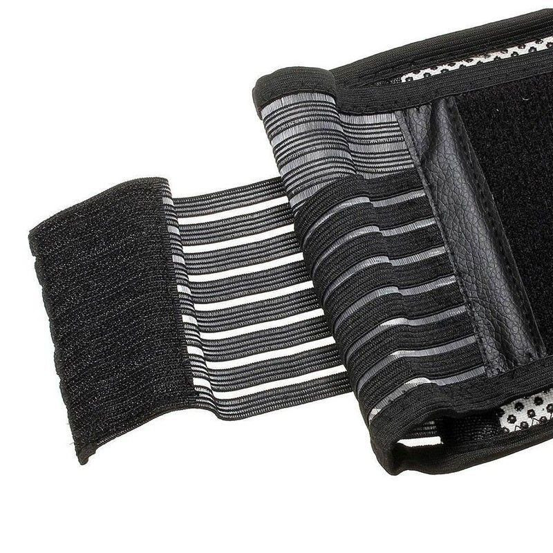 Ceinture Lombaire Réglable Auto-Chauffante Biomagnétique avec Pierre Tourmaline