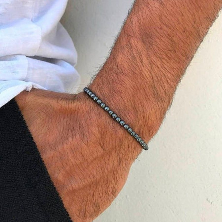 Bracelet "Régénération" en Hématite