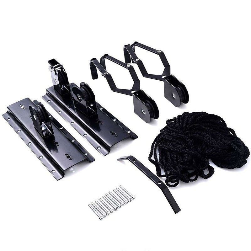 Support Lève Vélo de Plafond + Fixations et Crochet