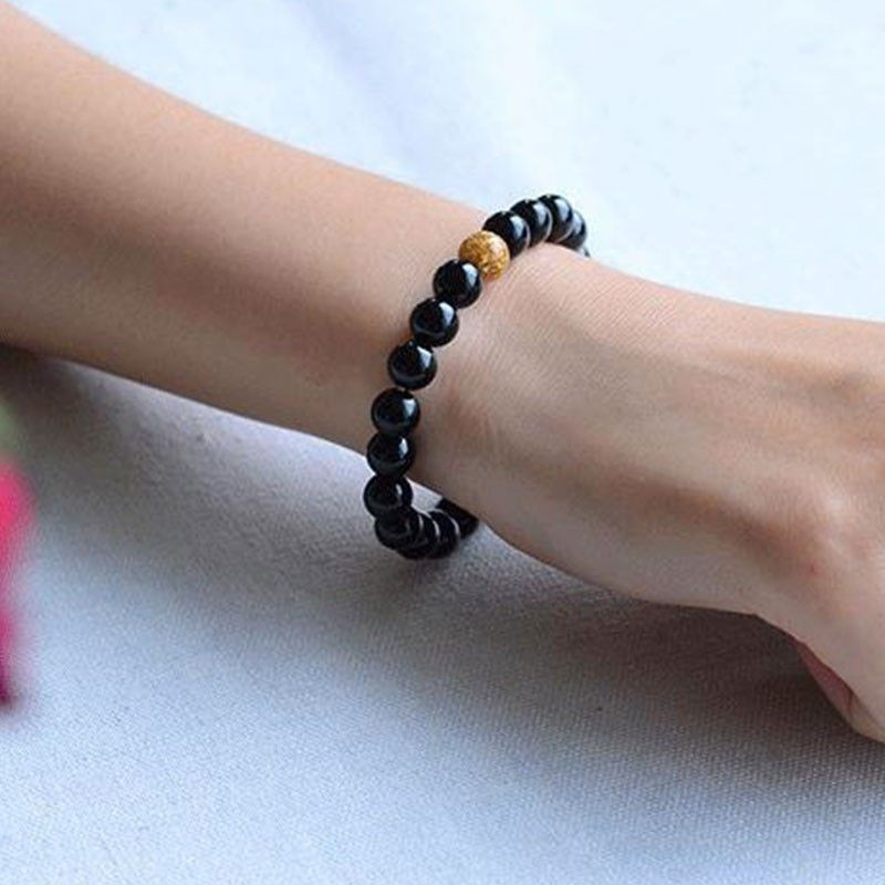 Bracelet « maitrise et anti-stress » en Onyx noir