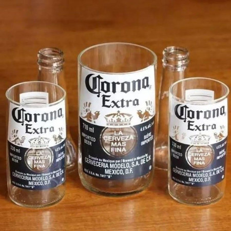 Coupe Bouteille en Verre Manuel