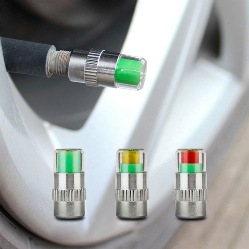 Bouchon De Valve Avec Indicateur Témoin De Pression Des Pneus De Voiture