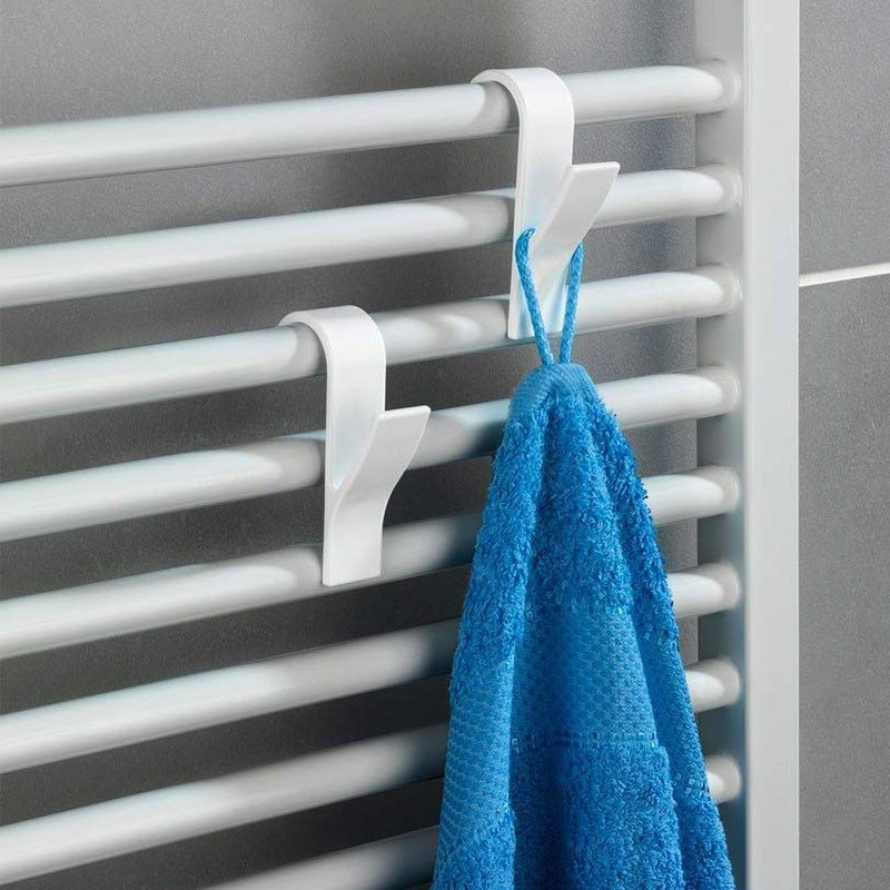 Pack de 6 Porte-serviettes pour Radiateur de Salle de Bain