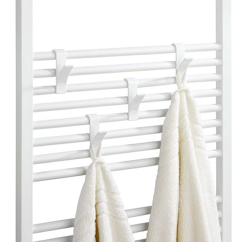 Pack de 6 Porte-serviettes pour Radiateur de Salle de Bain