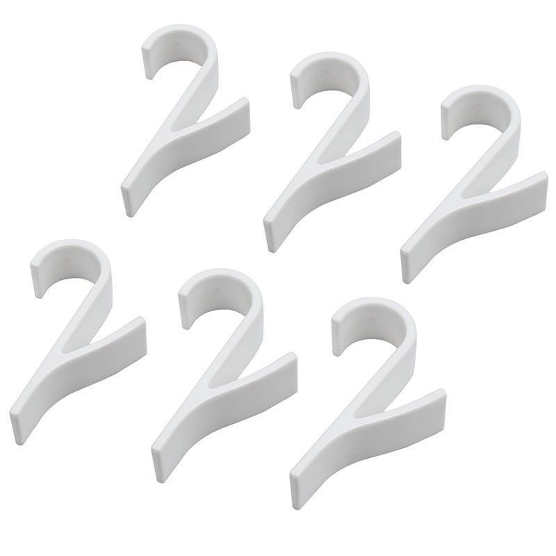 Pack de 6 Porte-serviettes pour Radiateur de Salle de Bain