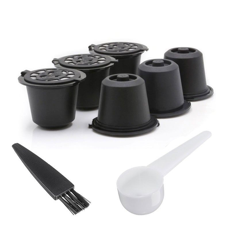 Pack de 6 capsules rechargeables compatibles Nespresso