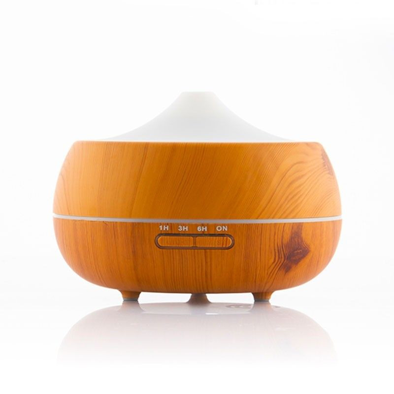 Humidificateur Diffuseur d'Arômes avec LED et Effet Bois