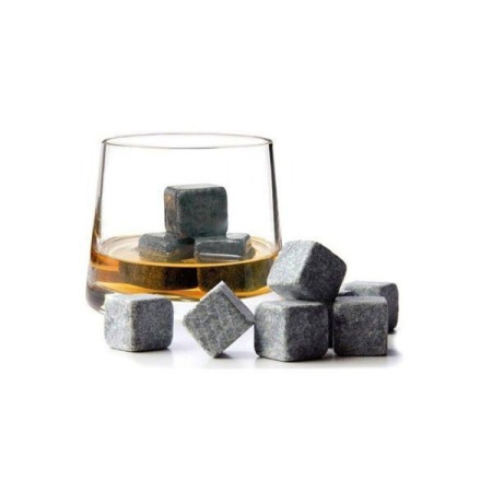 Pierres À Whisky - Glaçons En Pierre Pour Rafraichir Sans Diluer Champagne Pastis Vodka Gin 