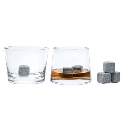 Pierres À Whisky - Glaçons En Pierre Pour Rafraichir Sans Diluer Champagne Pastis Vodka Gin 