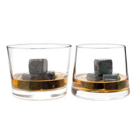 Pierres À Whisky - Glaçons En Pierre Pour Rafraichir Sans Diluer Champagne Pastis Vodka Gin 