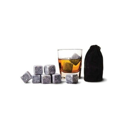 Pierres À Whisky - Glaçons En Pierre Pour Rafraichir Sans Diluer Champagne Pastis Vodka Gin 