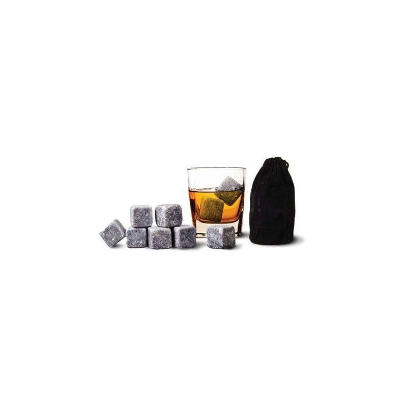 Pierres À Whisky - Glaçons En Pierre Pour Rafraichir Sans Diluer Champagne Pastis Vodka Gin 