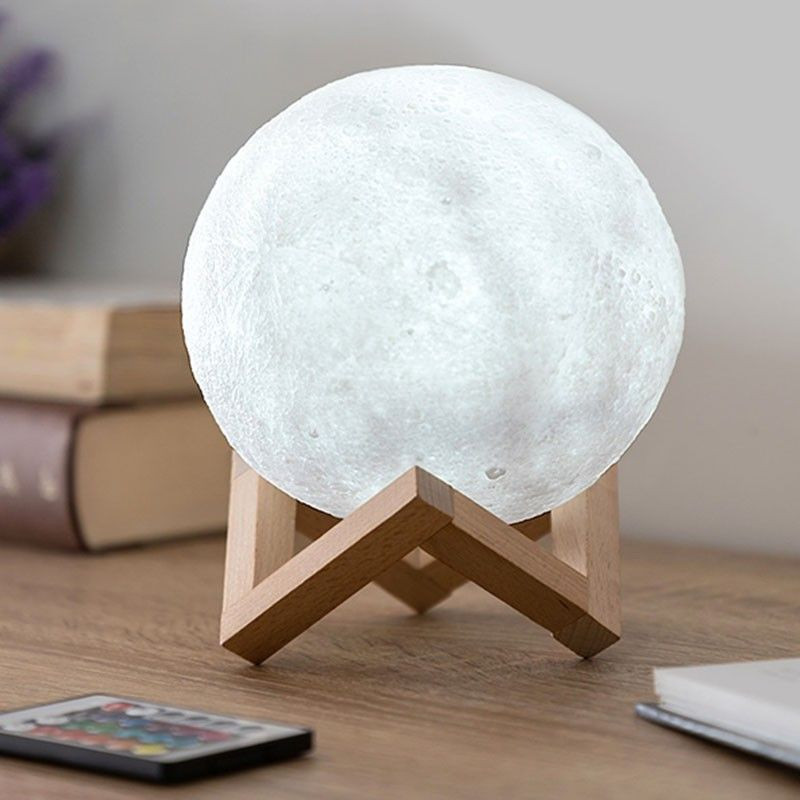 Lampe lune LED 3D