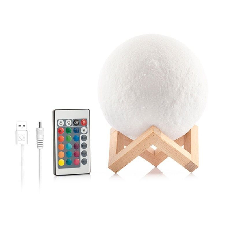 Lampe lune LED 3D