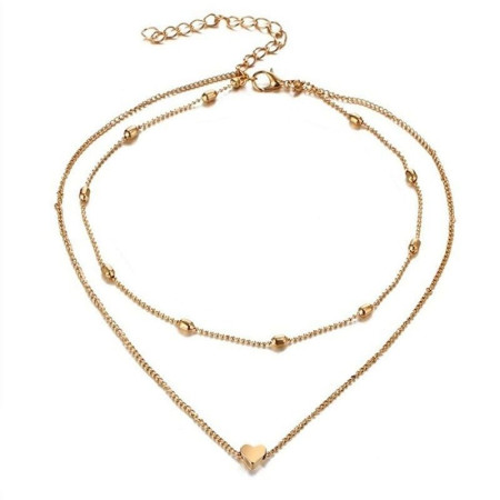 Bracelet double chaine pour cheville