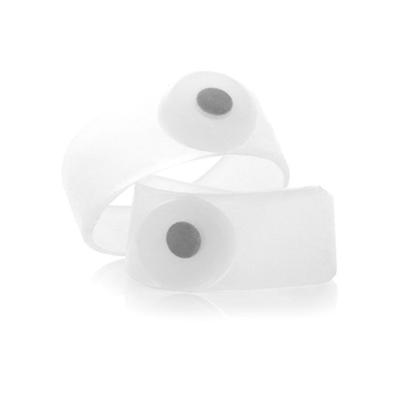 Bague Orteil Magnétique Amincissante de Réflexologie Plantaire Acupuncture Minceur en Silicone pour les Pieds 