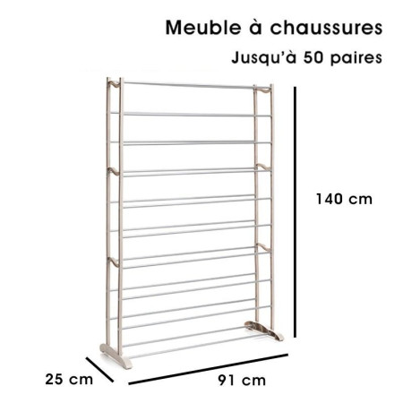 Meuble Range-Chaussures (45-50 paires)