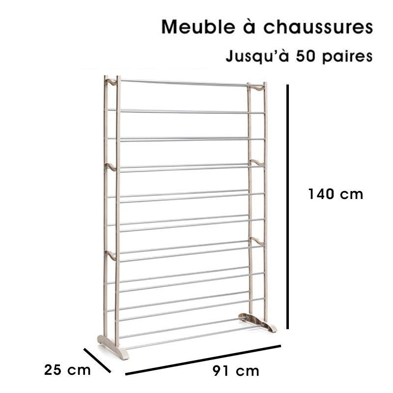 Meuble Range-Chaussures (45-50 paires)