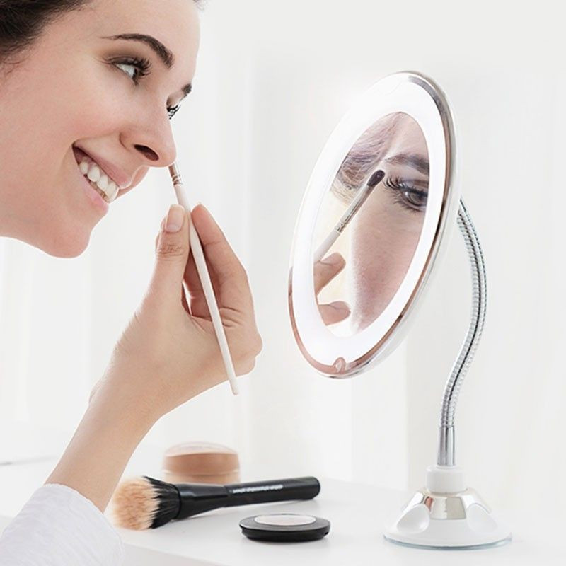 Miroir grossissant à LED