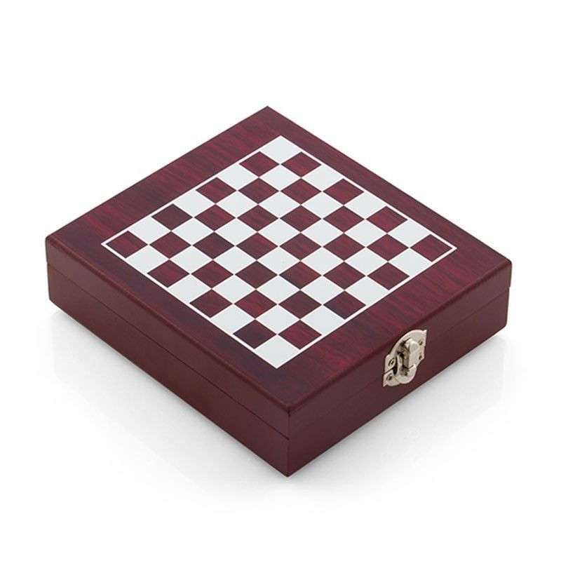 Ensemble d'Accessoires à Vin et Échecs (37 Pièces)