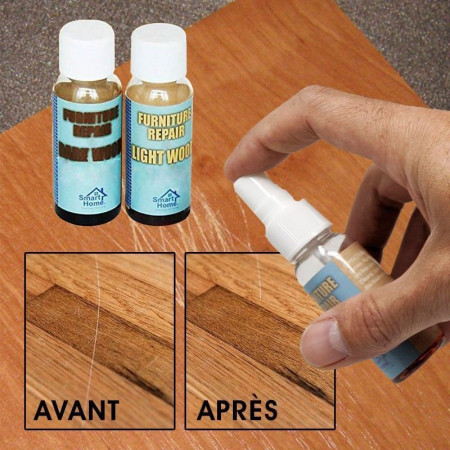 Vernis réparateur pour bois en spray